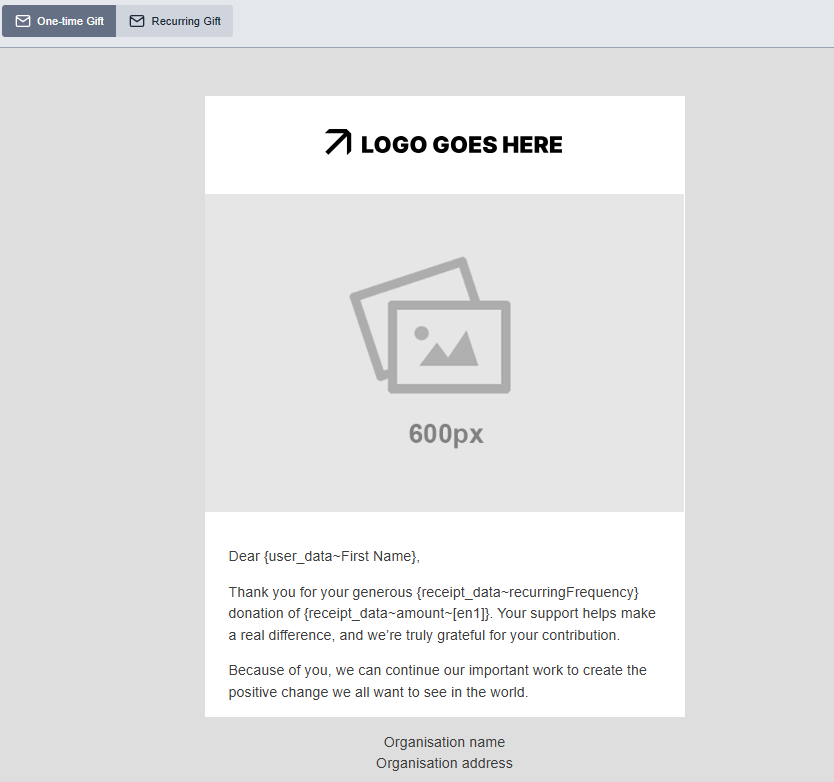 Image of smart pages email editor