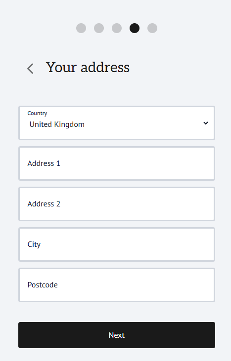 Image of step 4 Address