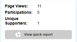 Picture of summary panel petition page