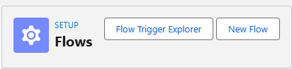 Image of New Flows menu 