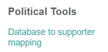 Picture of Engaging Networks Political Tools setting