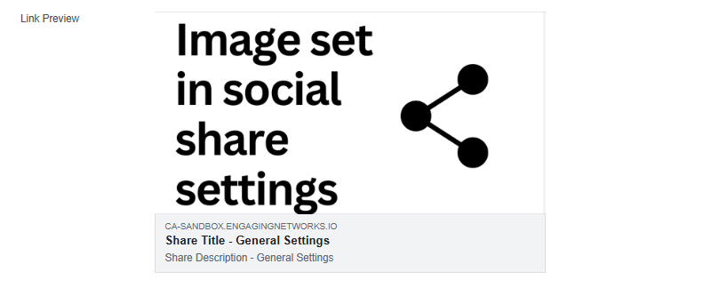 Picture of a Facebook post