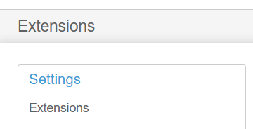 Picture of Engaging Networks Extension Settings