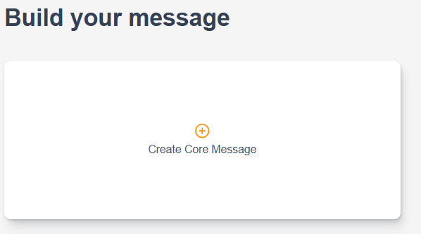 Image of build your message section post-hover