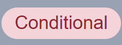 Conditional Content enabled notice