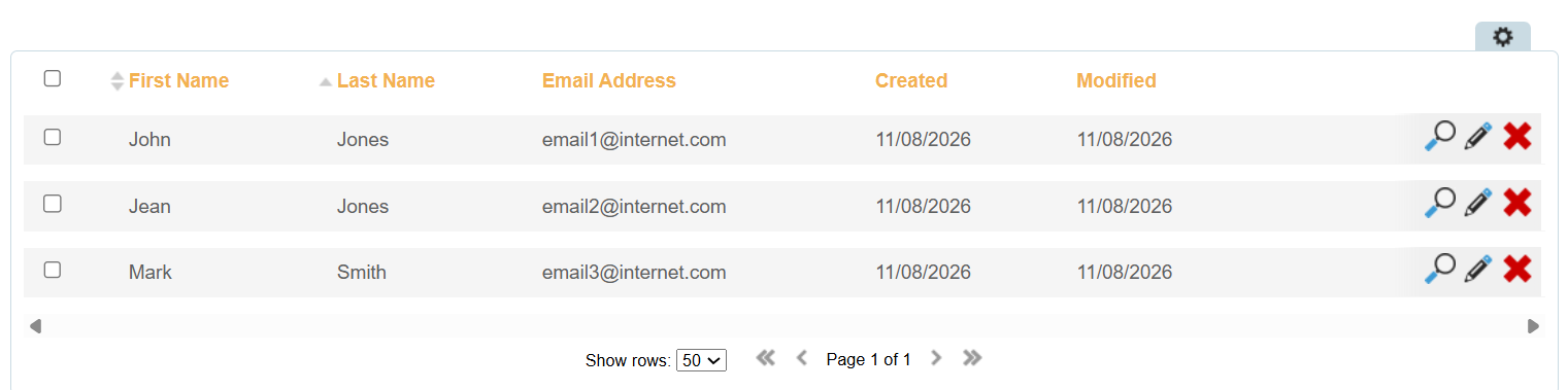 Image of search results